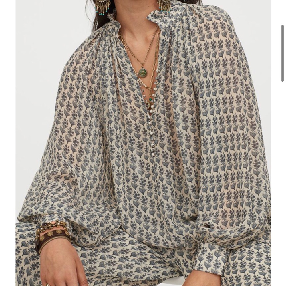 Sabyasachi x H&M patterned top, size L
